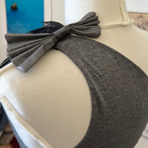 Gray Bodycon Women L Mini One Shoulder Prom Party Dress Lace Twelve By Twelve LA - Picture 4 of 8